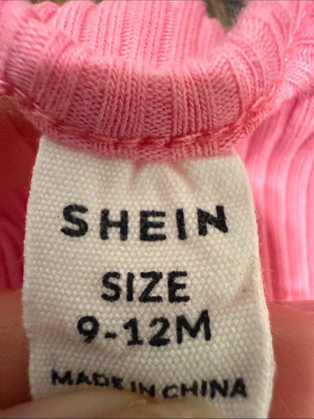Pink Short Sleeve Two Piece Set Play Condition 9-12 Months